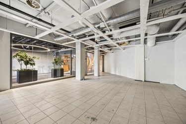 Lokalet har en åpen planløsning som gir stor frihet til å utforme et konsept tilpasset egen virksomhet.