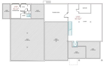 Dagens planløsning underetasje