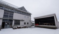 Uteområde med mulighet for uteservering i sesong