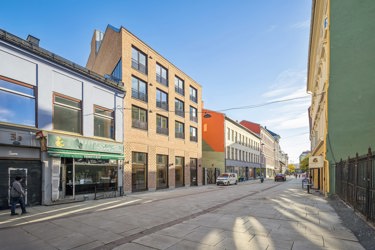 Moderne nybygg med attraktiv beliggenhet i Brugata, midt i et levende og spennende område av Oslo sentrum.