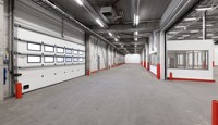 Lagret har to porter, den innerste er en hurtigport.