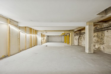 Fleksibelt areal som kan innredes etter ønsket bruk.