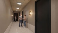 Eksklusive fellesområder med gjennomført design og kvalitetsmaterialer.