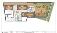 Plantegning av 5. etasje i Youngs gate 2-4 (alternativ 2).