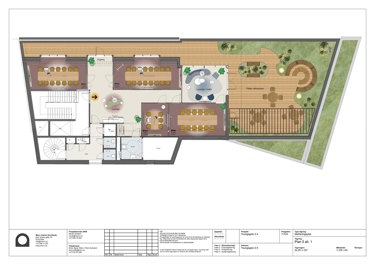 Plantegning av 5. etasje i Youngs gate 2-4 (alternativ 2).