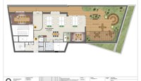 Plantegning av 5. etasje i Youngs gate 2-4 (alternativ 1).