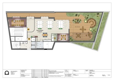 Plantegning av 5. etasje i Youngs gate 2-4 (alternativ 1).