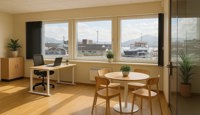 Åpne kontorarealer tilpasset moderne arbeidsformer