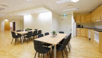 Spiseplassen illustrert ved hjelp av Ai