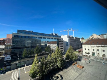 Utsikt fra etasjen