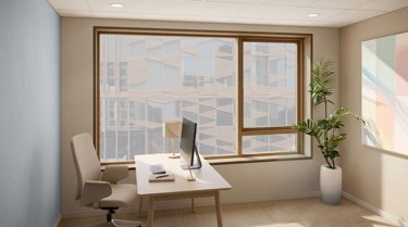 Moderne behandlingsrom tilpasset dagens krav til helse- og tannhelsetjenester, med lyse omgivelser og gode arbeidsforhold.