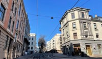 Lokalet ligger i tilknytning til Frognerveien