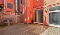 Privat takterrasse i 3.etg